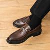 New Italian Handmade Leather Fashion Formal Loafers For Men Slip-ons Mens Casual Shoes Quality Moccasin Men's Business Flats