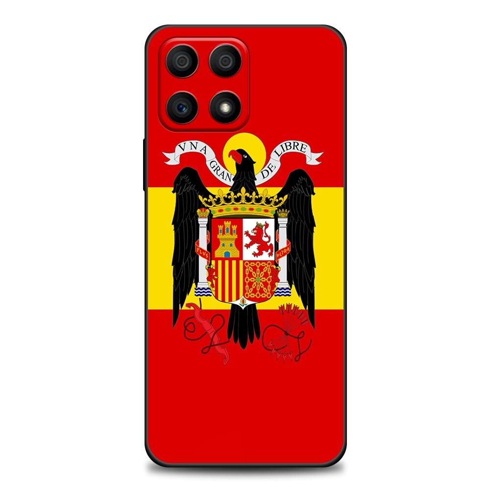 ESPANA Spanish Spain Flag Phone Case For Honor 50 30 10 Lite 30i 20 20e 9A 9C 9X Pro 8X Nava 8i 9 Y60 Cover Soft Silicone Cases