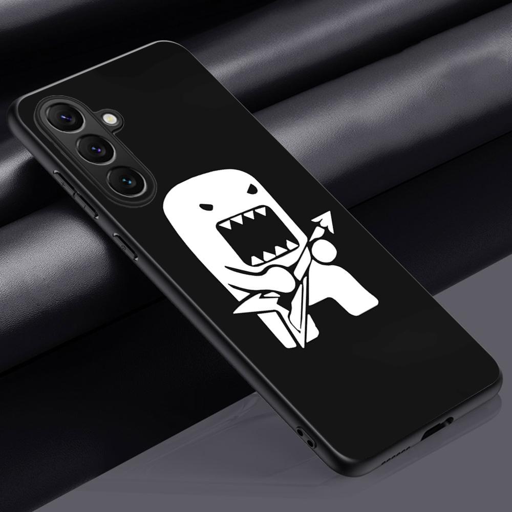 

Domo kun cute cartoon anime pattern Phone Case For Samsung Galaxy S26 S25 S24 S23 S22 S21 Plus Ultra Note20 Soft Black Galaxy S24 FE