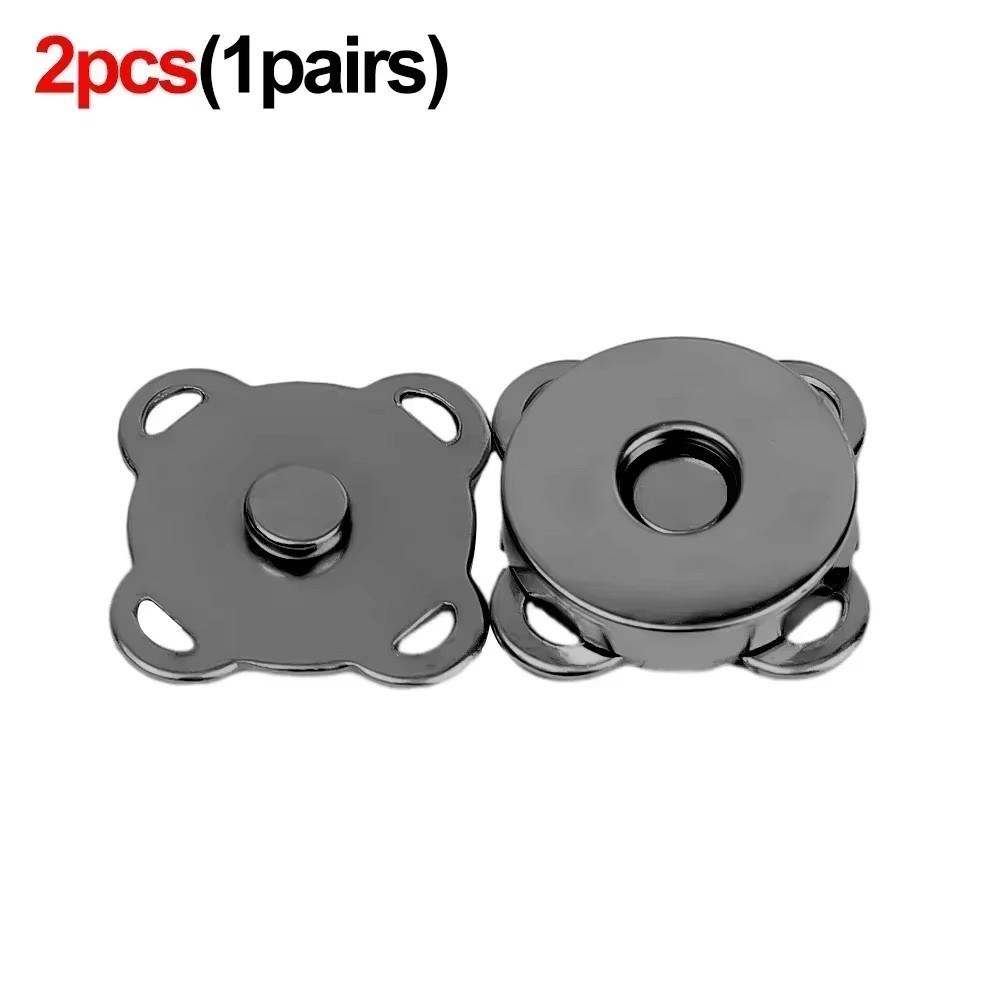 20pcs Metal Snap Magnet Button Magnetic Double Rivet Fastener Clasp Closure Buckle for Clothes Bag DIY Craft Sewing Accessories