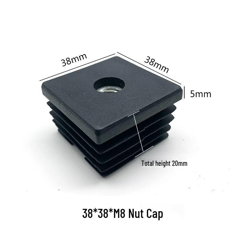 M8 Adjustable Table Leg Foot Pad with Height Adjustment Screw