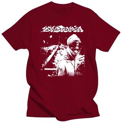 Männer Schwarz Weiß Unsterblich gesichter band poster Neue DYSTOPIA AFTERMATH T shirt t