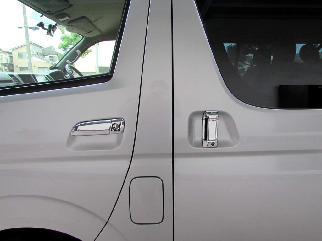BRIGHTZ Chrome Door Handle Covers for Toyota Hiace Narrow 200 31465 [DHC-NOBU-329] (Type I, II, III, IV, 1, 2, 3, 4, Standard)
