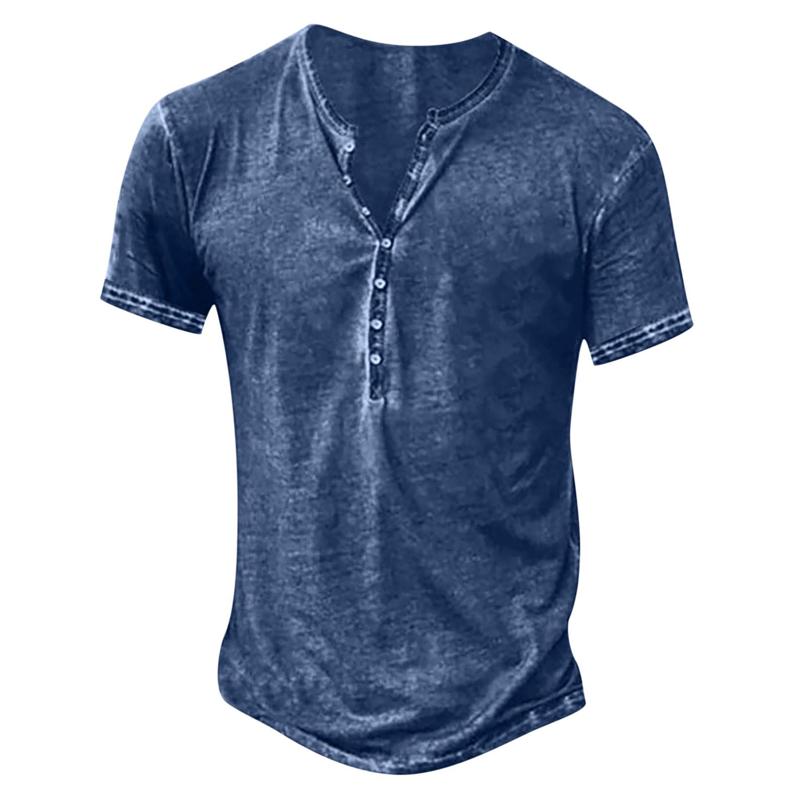 AI Supermarket 2024 Nieuwe Retro V-hals Herenmode Casual Korte Mouw Cardigan 4XL donkerblauwe kleur