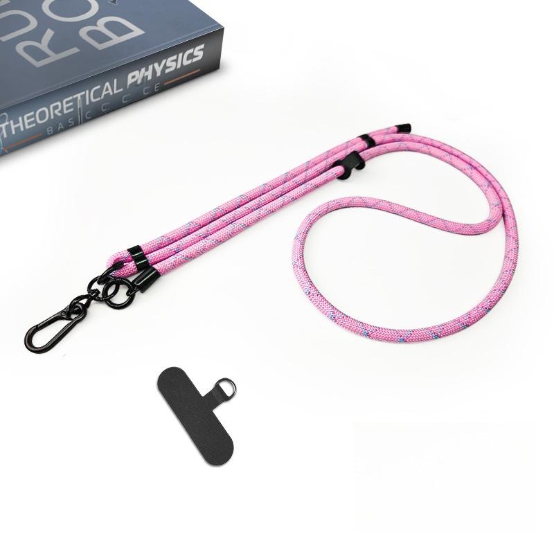 1PCS 150CM Length Phone Lanyard Adjustable Detachable Crossbody Lanyard Necklace Strap Anti-lost Phone Hanging Rope Neck Straps