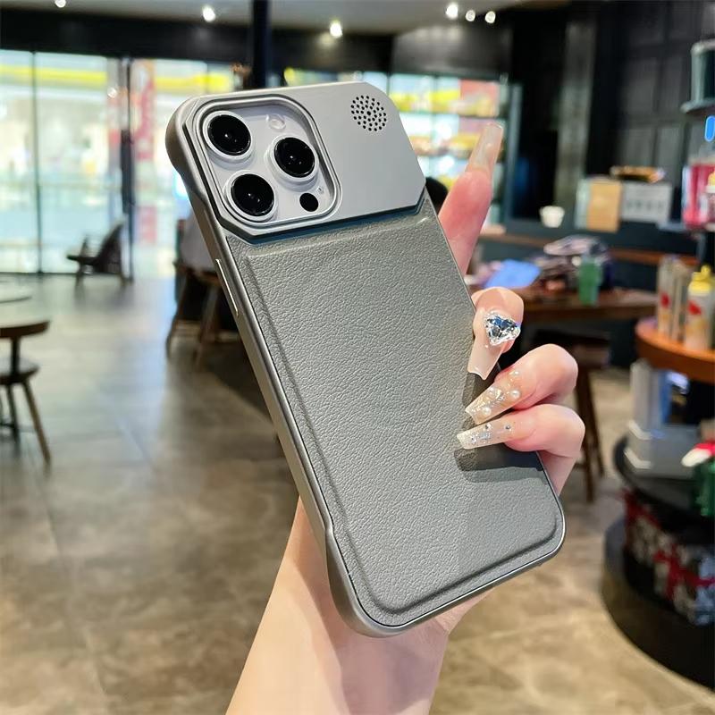 Luxe Kunstleer Aromatherapie Magnetische Telefoonhoes voor IPhone 17 16 E 15 14 13 12 11 Pro Max Randloos Draadloos Opladen Cover