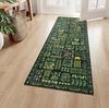 Corridor Carpet Long Runner Rug Green Plant Leaf Carpets Soft Machine Washable Floor Mat Hallway Home Decoration Rugs