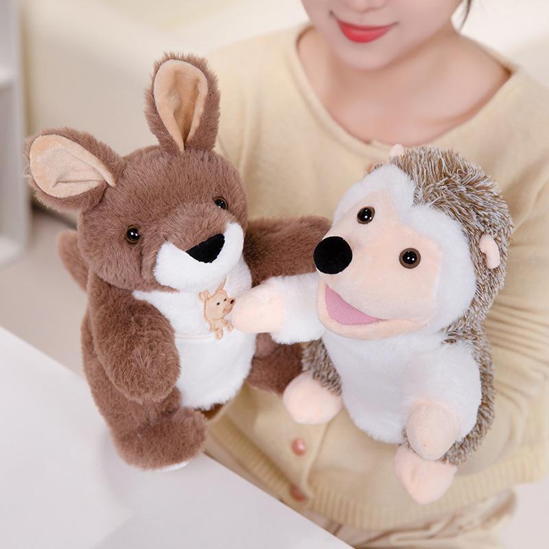 Animal Panda Rabbit Hand Puppet Plush Toy Mouth Active Ventriloquism Parent-child Interaction Storytelling Doll
