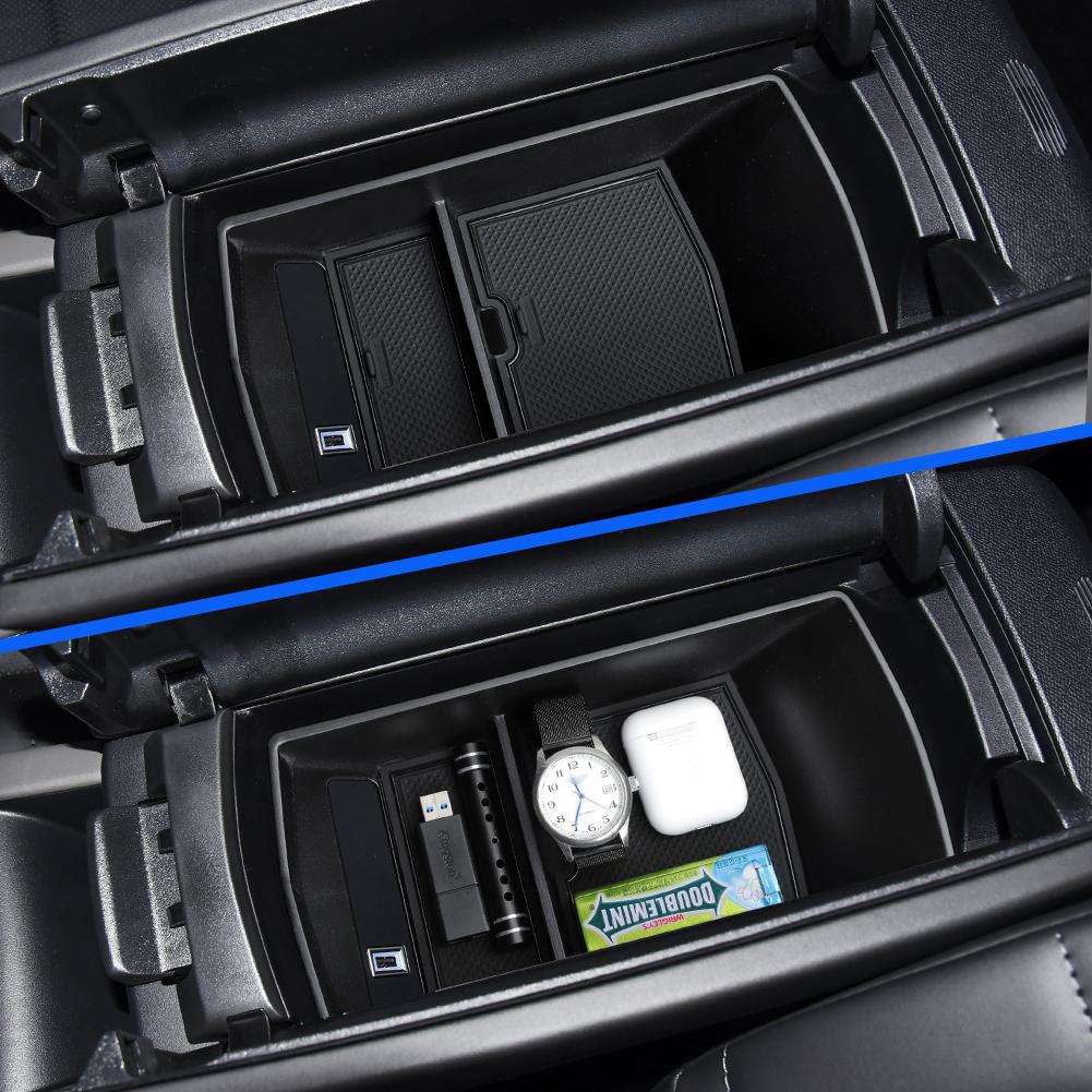 Pentru Citroen C5 X 2025-2025 Cutie de depozitare cotieră pentru consola centrală cu USB, tavă auto, organizator, accesorii, ordonare