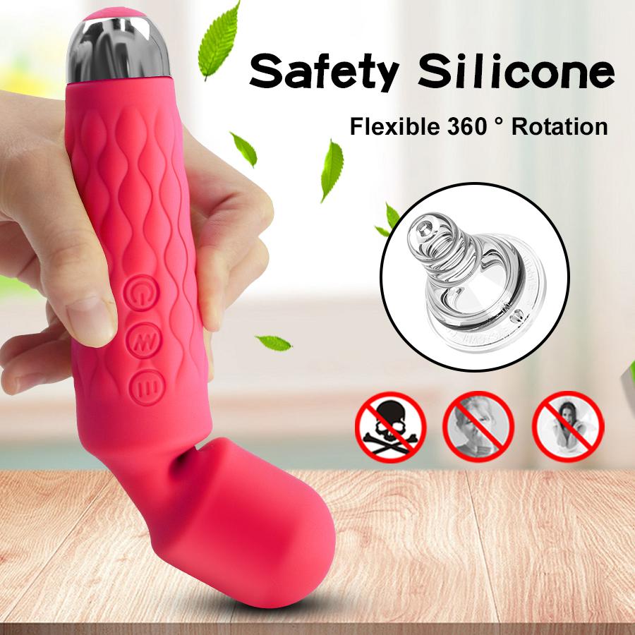 20rychlostní výkonný vibrátor klitorisu pro ženy AV Magic Wand Masážní přístroj G-Spot Stimulátor klitorisu Masturbátor pro ženy Sexuální hračky pro dospělé