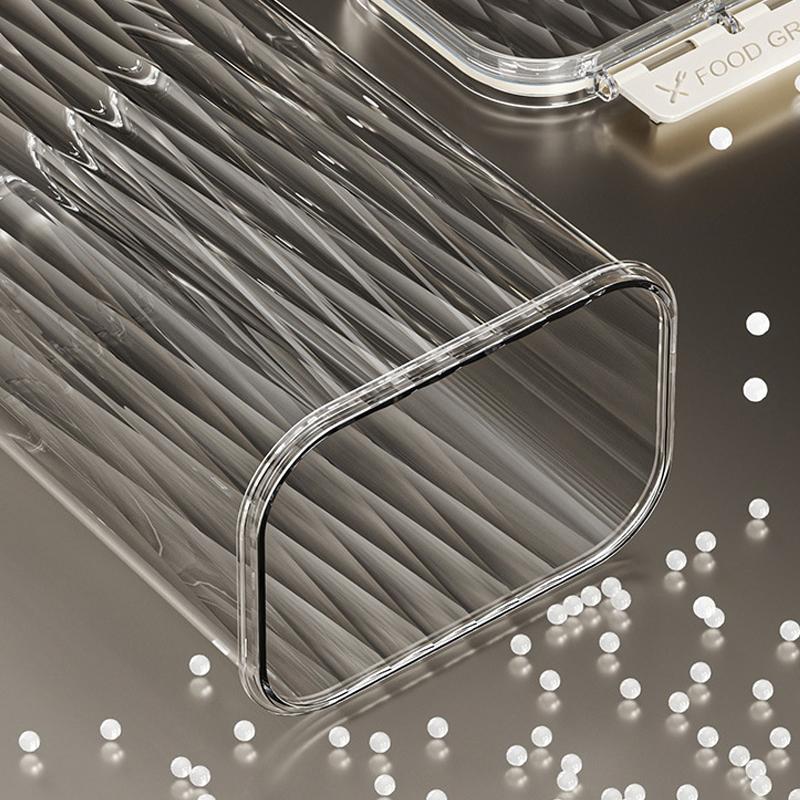 Airtight Food Storage Container With Lid Sealed Pet Stackable Air Tight Pantry Storage Canister For Kitchen Pantry Organizer