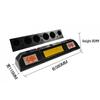 Parking Space Limiter: Rubber Car Wheel Stopper for Reversing.