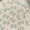 10Pcs 3D Ice Jelly Bow Nail Art Charms Resin Jewelry Women Nail Charms Bowknot Nail  Manicure Decoration Salon Diy