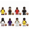 8 STuks Bouwstenen Basketbalspelers Atleten Sportspel Figuren Speelgoed voor Kinderen