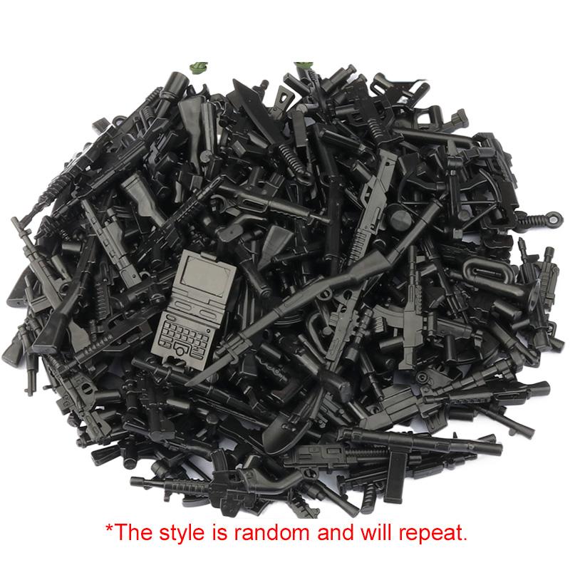 

100pcs Simulation Miniature Firearms Desktop Ornament Household Decorative Crafts DIY Accessories Black/Golden Mini Mode TMZ