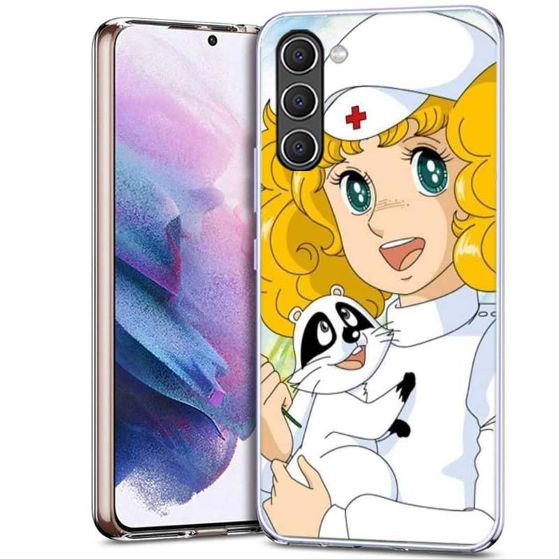 Candy Candy 90s Anime Phone Case for Samsung A54 A14 A24 A34 A17 A37 A57 A55 A35 A25 A15 A13 A23 A33 A53 A07 A05S A04S A03 A73 G