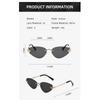 Women's sunglasses, new triangular frameless sunglasses.