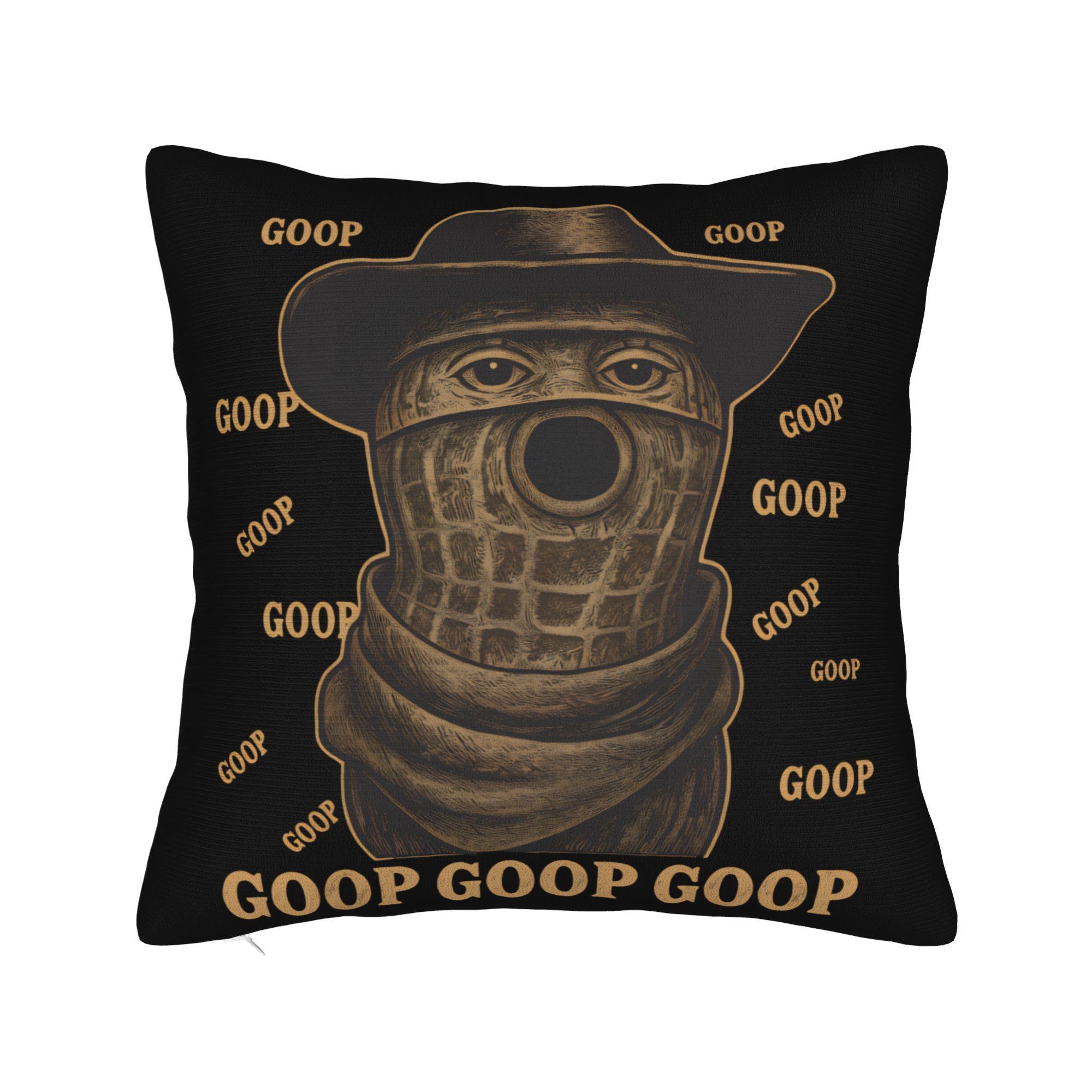 

Funny The Burnt Peanut GOOP Bungulator Pillow Cover Funny Pillow Case For Sofa Home Decoration Soft Cushion Cover Gift Idea 12x12Inch