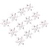 24 Pcs Snowflakes Ornament Transparent Acrylic Holiday Snowflakes for Christmas 4.5cm Less Thanbr(4.5cm Snowflakes Ornament )