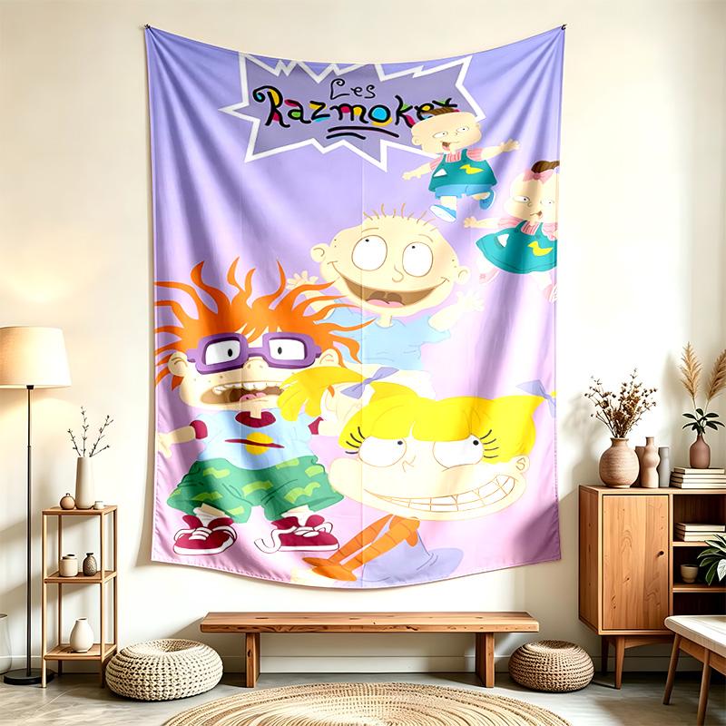 Rugrats (19) Tapestry Suitable For Decorating Homes Dorms And Bedrooms Soft To The Touch And A Perfect Gift For Friends And Family