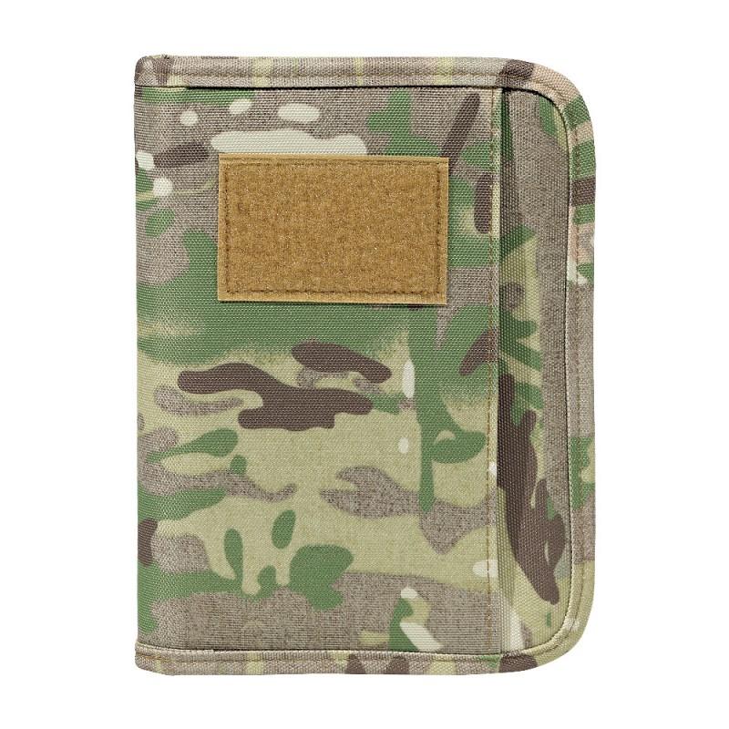 Capa de Caderno Tática Padfolio A6 com Zíper e Argolas Diário de Aventura ao Ar Livre e Viagem
