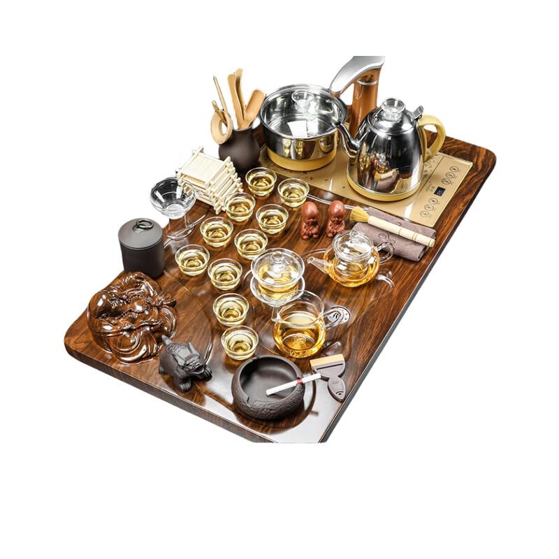 Wood Grain Zen Automatic Tea Set