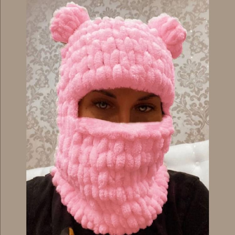 Women Knitted Caps Cosplay Party Hat Anti-Static Winter Hat Sport Skiing Hats