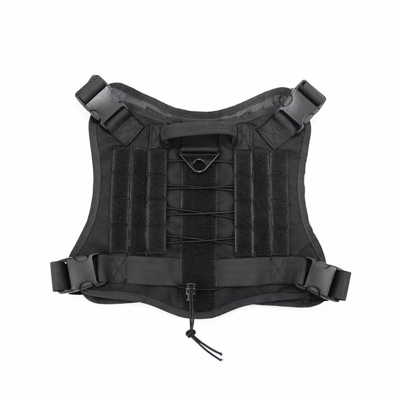 Outdoor Dog Vest Puppy Harness Tactical Training Dog Coat Medium Large Dogs Vests Chest Strap Bungee Leash Lead Training Running
