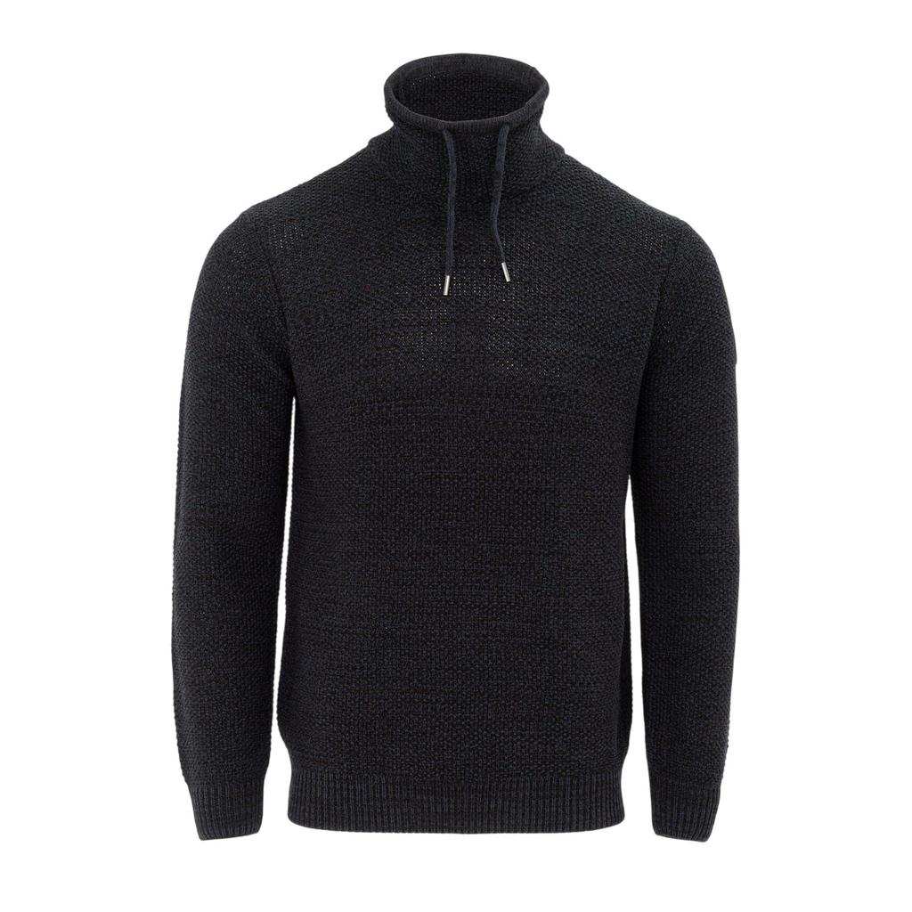 Firetrap Mens Marl Cowl Neck Jumper