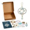 Constellation Jewelry Making Kit 12 Zodiac Beaded Ornament DIY Kit, Pendant Craft Set Unique Theme for Keychain Bag Decor, Handmade Hanging