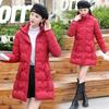 Down Cotton-padded Clothes Women's New Medium and Long Slim-fitting Cotton-padded Clothes Age-reducing Cotton-padded Jackets Hooded Jackets