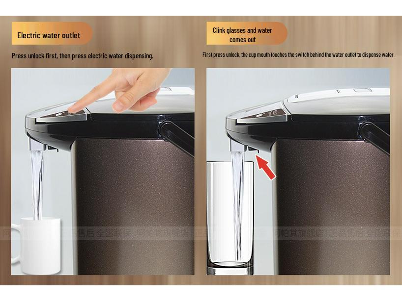 Apache AHP-5083 5L Electric Hot Water Bottle with 304 Stainless Steel Inner Pot and Insulated Constant Temperature Kettle.