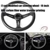 2025 New 345mm Grip Racing 350mm ABS Steering Wheel 6 Bolt Design Lightweight Construction Universal Vehicle Compatibility
