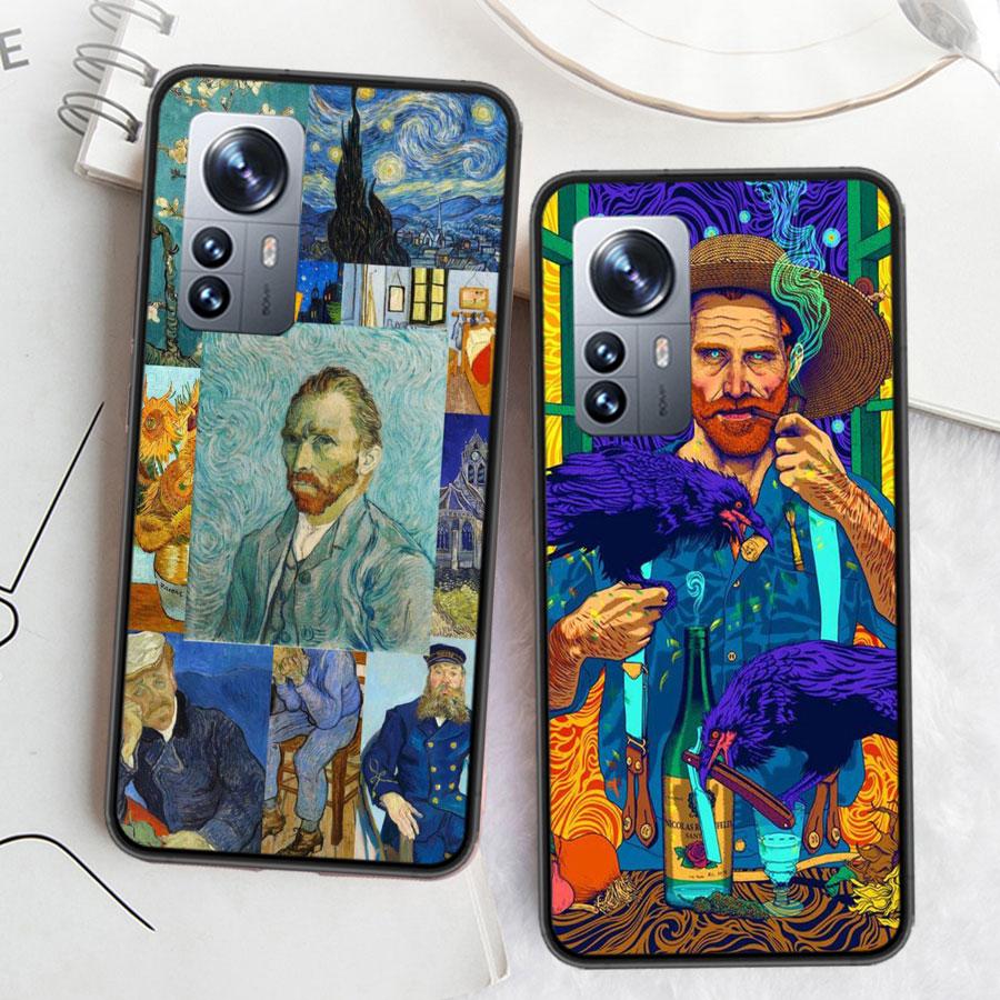 Van Gogh Oil Painting Art Phone Case For Xiaomi Mi 13 12 11T 10T 12T Pro 12X 11i 11 Ultra 10 Lite 5G 9 8 6X 5X A1 A2 Cover Capa
