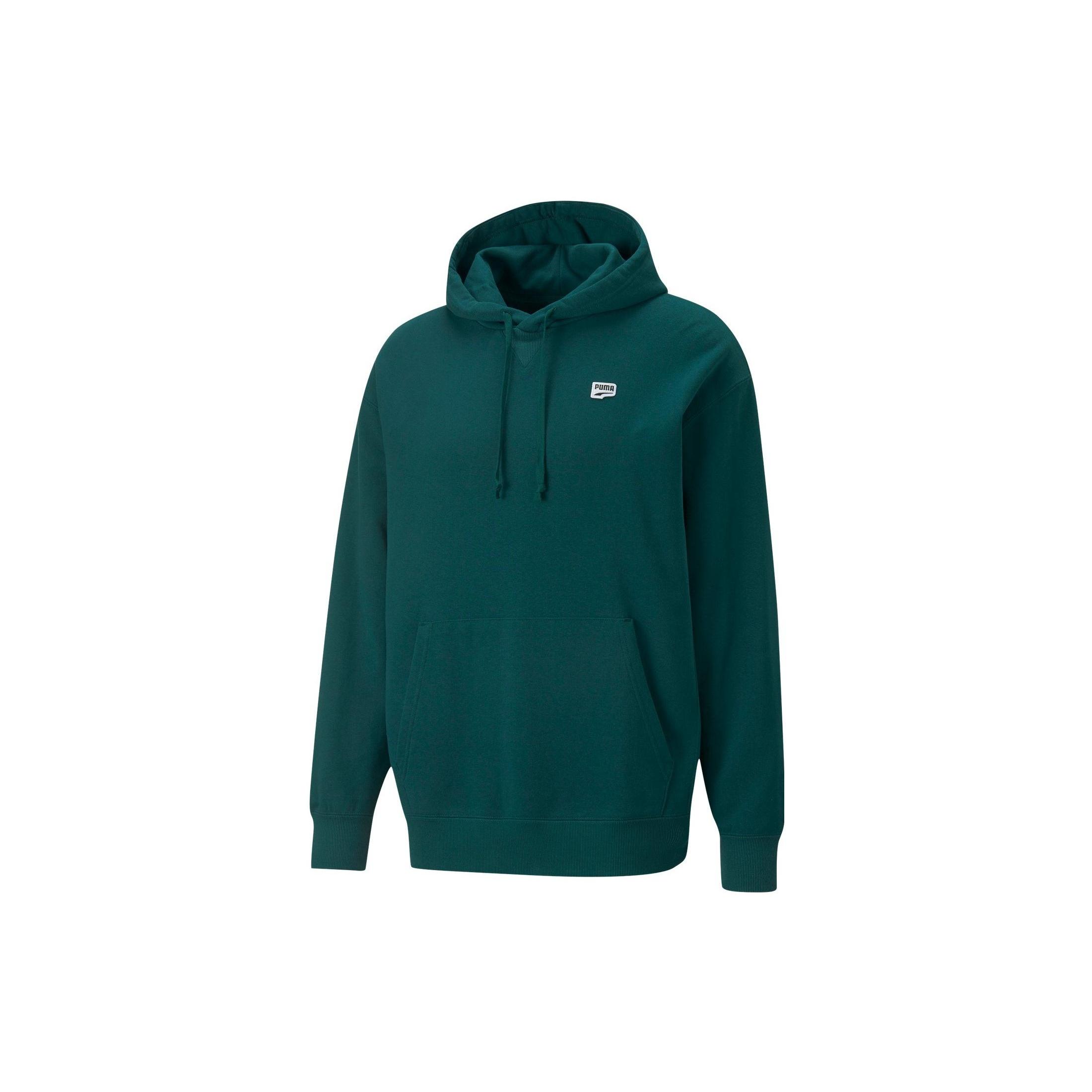 PUMA Downtown Hoodie Green Men s 537750-24 XS
