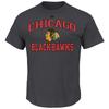 CHICAGO BLACKHAWKS T-shirt Charcoal Heart and Soul II Large NWT NHL Hockey XXL Unisex T-Shirt