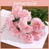 Artificial Carnation Silk Flower Arrangement For Home Office Party Decoration