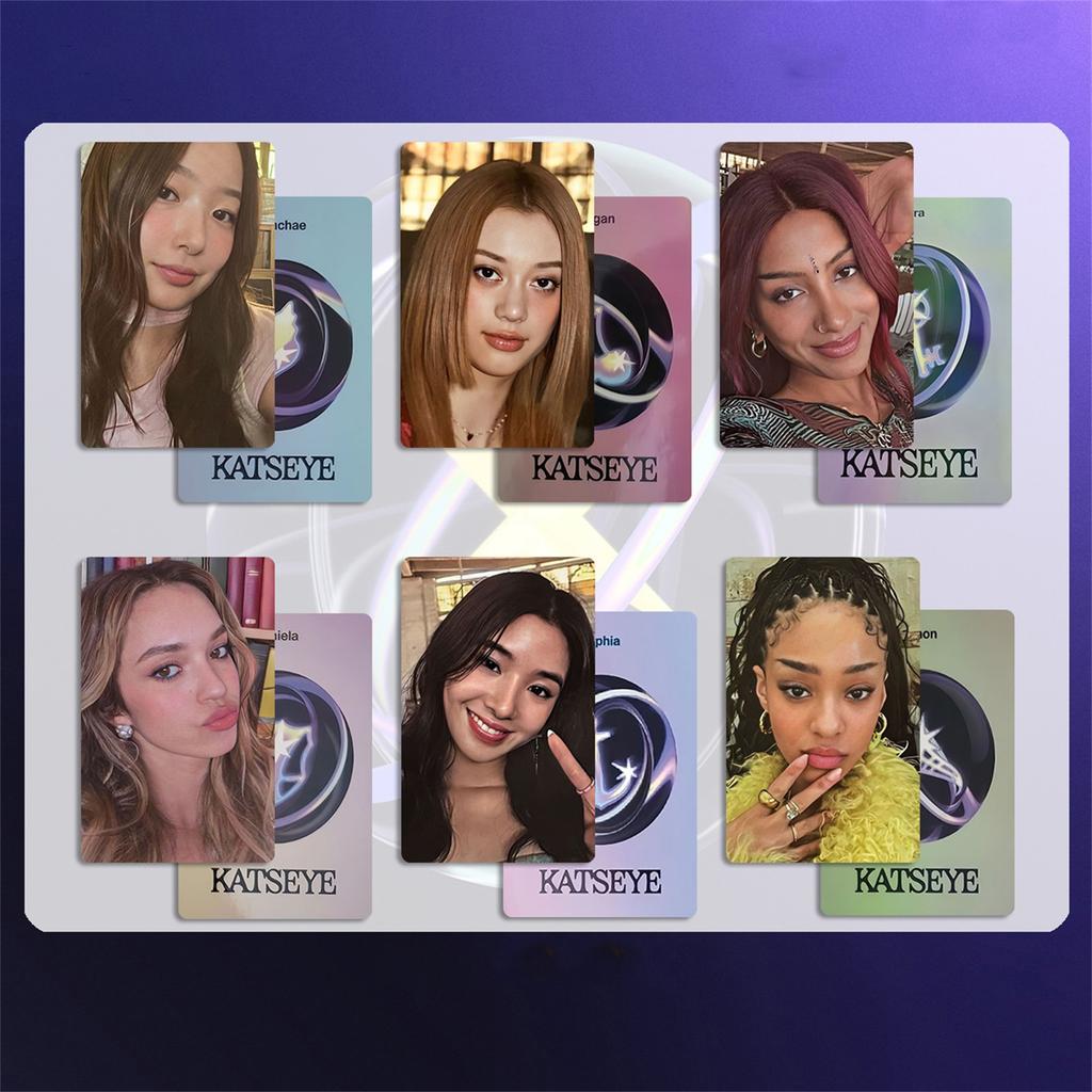 Girl Group Peripheral Accessories Girl Group Group Peripheral 6 Pcs Peripheral Card