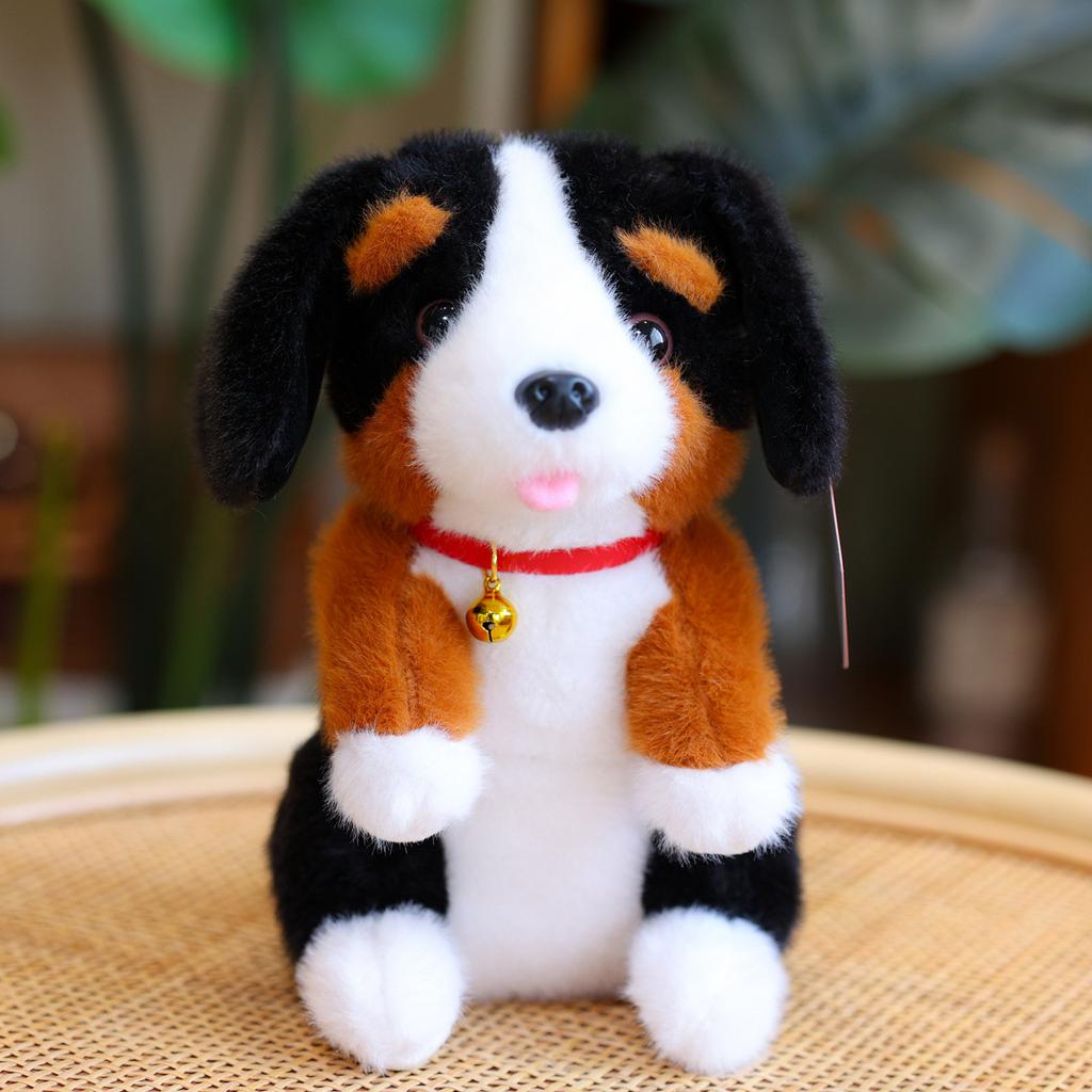 New Seat Simulation Dog Husky Fur Toy Cute Beagle Doll Puppy Doll Rag Doll Gift