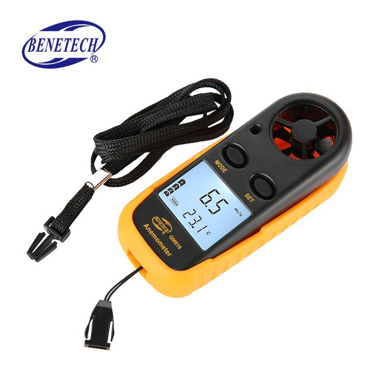

BENETECH GM816 Smart Digital Wind Speed & Force Level Anemometer GM816 No Logo English Version