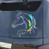 Autocollant anti-rayures réfléchissant au Laser, pièces automobiles, tête étanche, autocollant Anti-style pour voiture de cheval