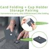 Smooth Modifiable Silicones Drinking Container with Storage Holder Temperature Resistant For Outdoor Adventurers