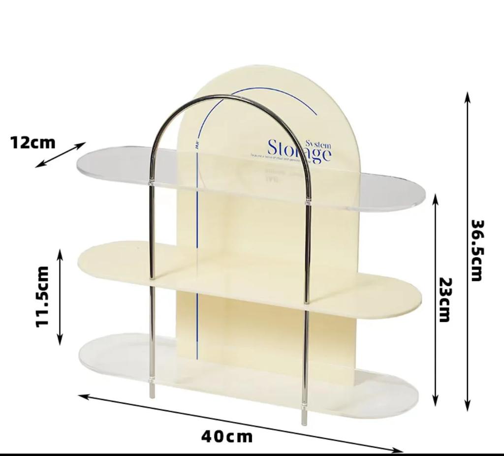 Ins Acryl Kosmetik Aufsteller Lagerung Parfüm Hautpflege Heimdekoration Lagerregal Produkte Desktop Regal Wohnzimmer