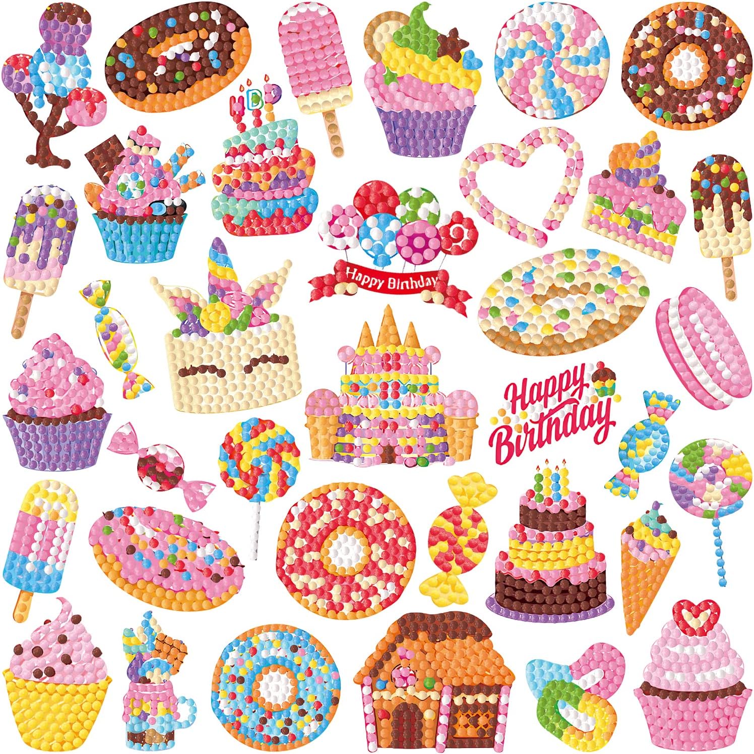 

1 Set 5D Irregular Shape Diy Diamond Painting Sticker Kit For Beginners - Full Drill Diamond Painting Set With Sparkling Diamond