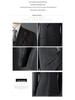 Men's Korean Style Double-Breasted Formal Suit - Perfect for Weddings, Business, or Best Man Attire