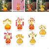 Chinese Fortune Statue Desktop Ornament Art Craft Car Dashboard Decoration for Centerpiece Shelf