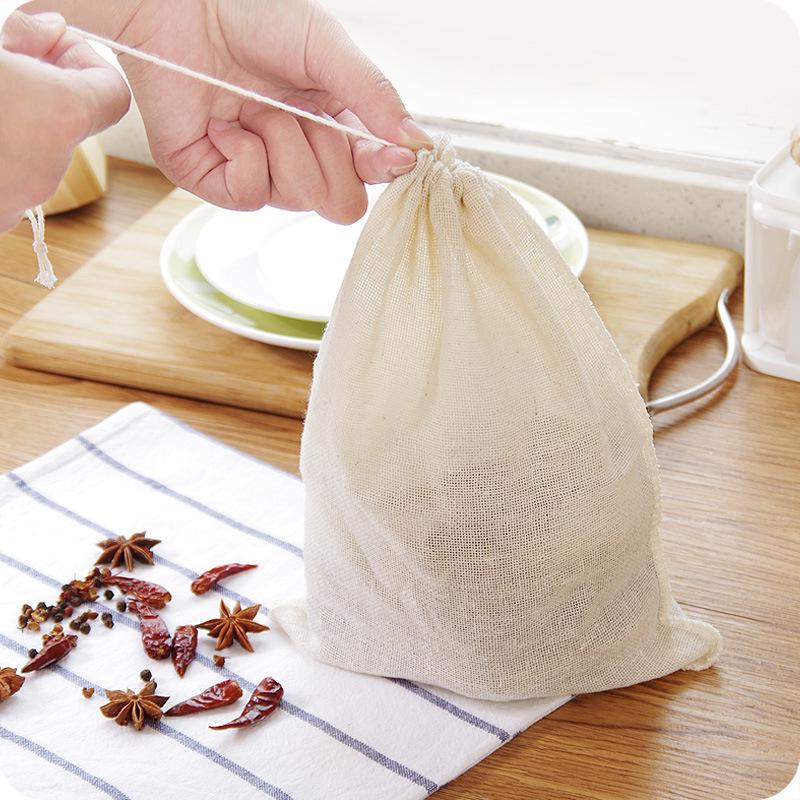 25x20 Gauze Drawstring Tea & Soup Filter Bag