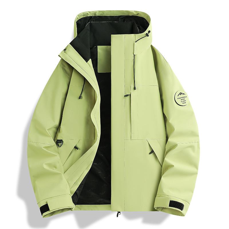 New Jacket Three-in-one Men's and Women's Jackets Windproof and Waterproof Fleece Liner Two-piece Mountaineering Suit