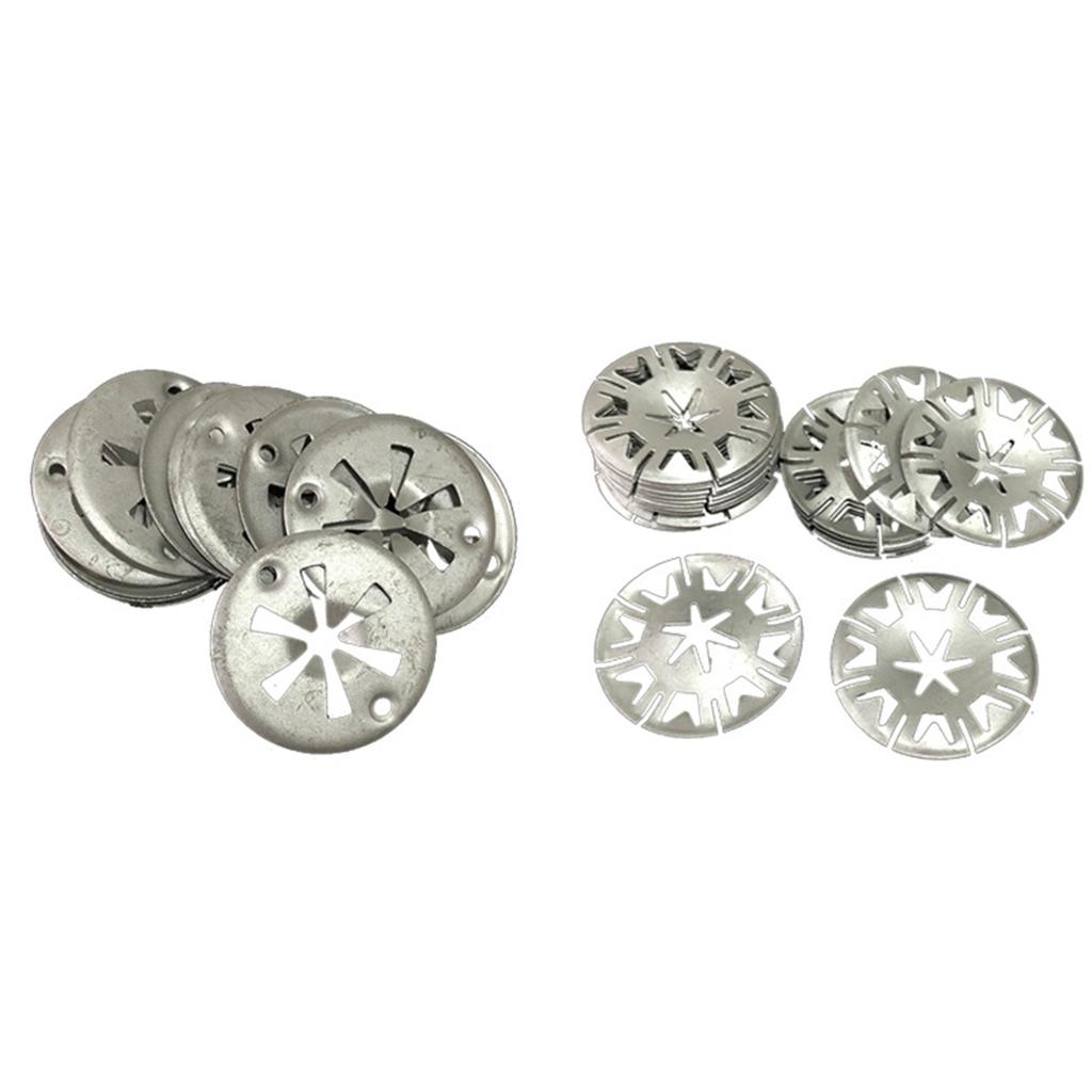 Hitzeschild-Clips, Auspuff-Hitzeschild-Clips, Metall-Zahnscheiben, Unterboden-Hitzeschild-Befestigungen, 30 mm