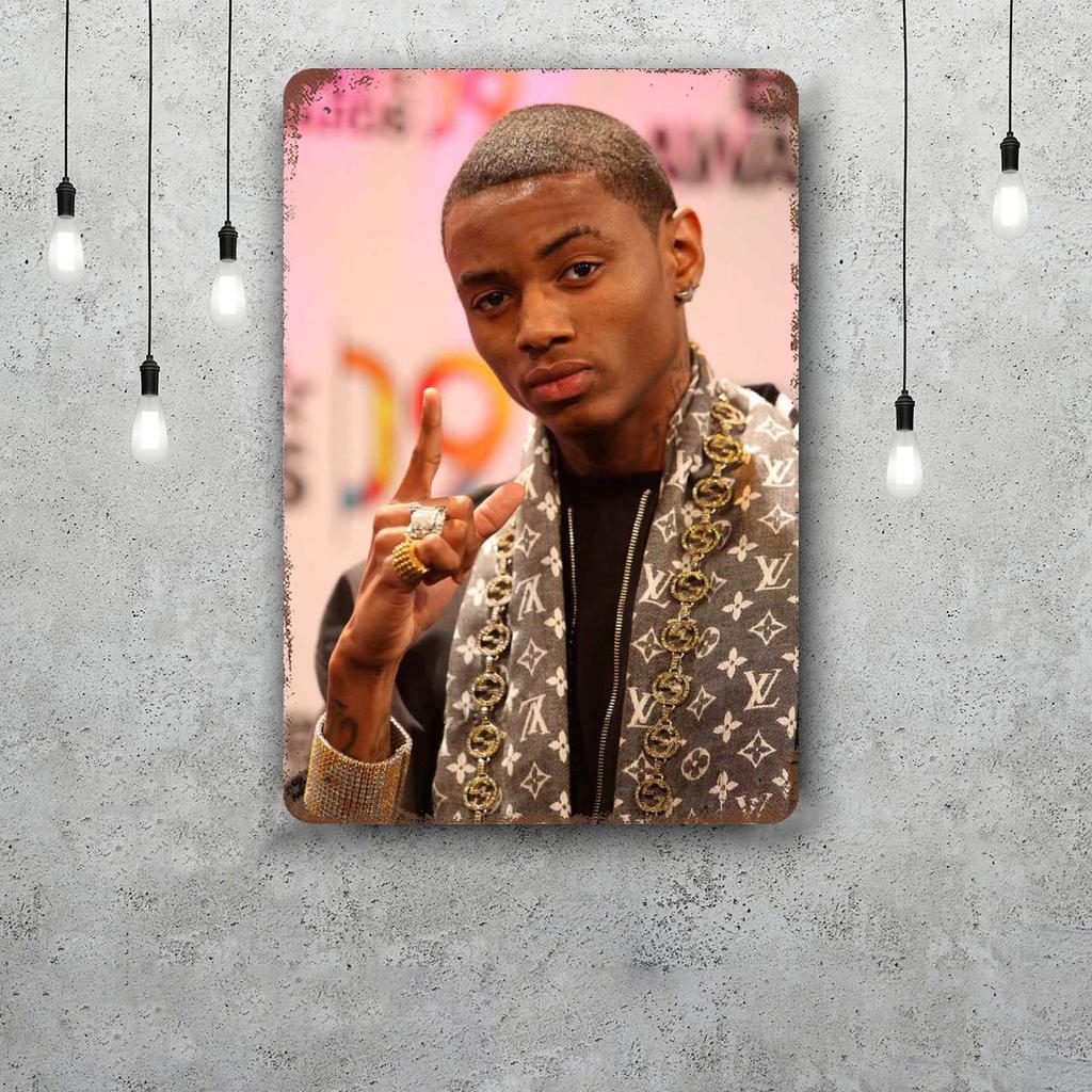 Soulja Boy Decor Poster Vintage Tin Sign Metal Sign Decorative Plaque for Pub Bar Man Cave Club Wall Decoration